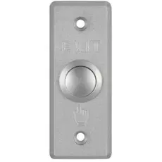 Кнопка HIKVISION DS-K7P02 механическая, 3A, DC36В макс.; размер 903528.9мм; панель - алюминиевый сплав, кнопка - металл.