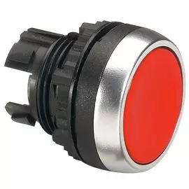 Кнопка Legrand 023801 Osmoz - с пружинным возвратом D22,3, для комплектации, потайная головка, без подсветки, красный