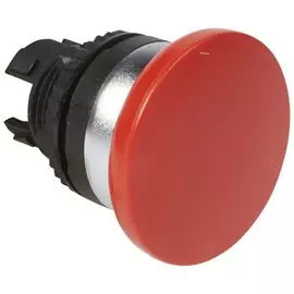 Кнопка Legrand 023834 Osmoz - с пружинным возвратом D40, для комплектации, с грибовидным толкателем, без подсветки, красный