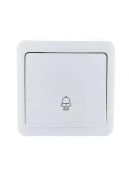 Кнопка Lezard 751-0200-103 Viola звонка 1-кл. 1п ОП 10А IP20 бел.