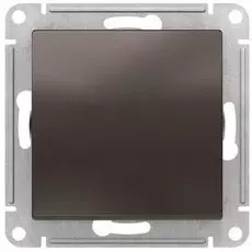 Кнопка Schneider Electric ATN000615 AtlasDesign, нажимная, сх.1, 10АХ, механизм, мокко