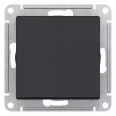 Кнопка Schneider Electric ATN001015 AtlasDesign, нажимная, сх.1, 10АХ, механизм, карбон