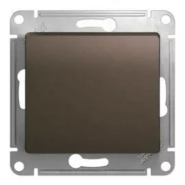 Кнопка Systeme Electric GSL000815 нажимная сх.1, 10AX шоколад