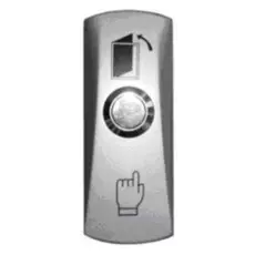 Кнопка Smartec ST-EX010SM металлическая, накладная, НР контакты, размер: 83х32х25 мм