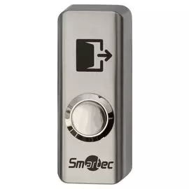 Кнопка Smartec ST-EX141 металлическая, накладная, НР контакты