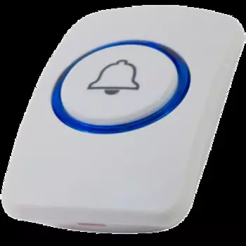 Кнопка выхода Tantos TSw-BR1 радиоканальная 1 кнопочная прямоугольного дизайна цвет "белый" материал пластик