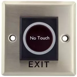Кнопка выхода Yli Electronic ISK-840B бесконтактная врезная, со световой индикацией, с подсветкой для систем контроля доступа, NO/NC/COM