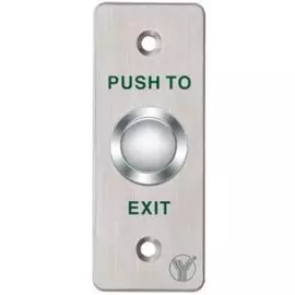 Кнопка выхода Yli Electronic PBK-810A механическая, врезная, NO/NC/COM