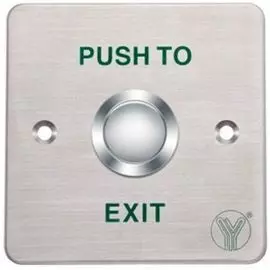 Кнопка выхода Yli Electronic PBK-810C механическая, врезная, NO/NC/COM