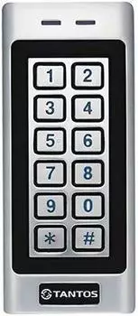 Кодонаборная панель Tantos TS-KBD-EM2 Metal со встроенным считывателем и контроллером карт EMM