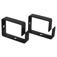 Кольцо Cabeus MCR-65-BK организационное для укладки кабеля 65х45 мм, металлическое, цвет черный (RAL 9004)