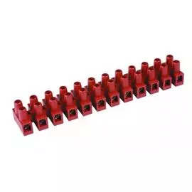 Колодка DKC 43112FV клеммная, фибергласс, 12р, 150°С, 450V, 24A, 2,5мм.кв., "Quadro"