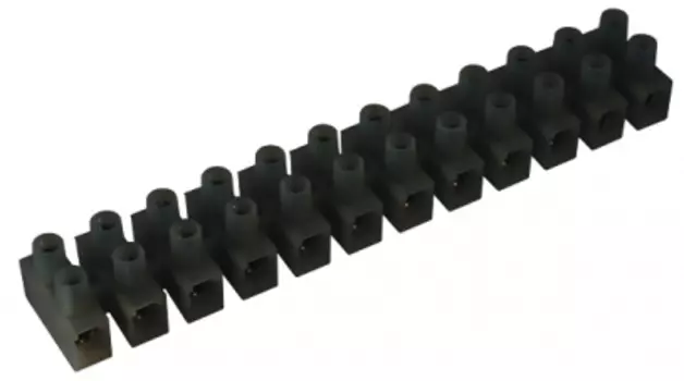 Колодка DKC 43302PL/RR клеммная, полипропилен черный, 2р, 85°С, 450V, 32А, 6мм.кв., "Quadro"