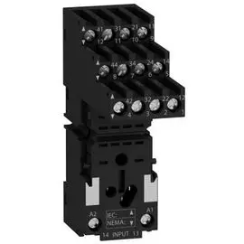 Колодка Schneider Electric RXZE2S114M простая, 4 перекидных разделительных контакта