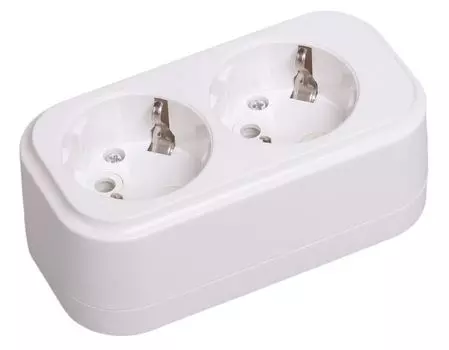 Колодка удлинителя IEK KYP11-16-02-00-Z К02 2 места CLASSIC
