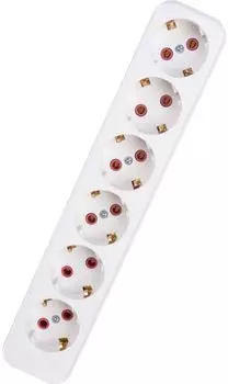 Колодка удлинителя Lezard 720-0600-601 Lila 6-м с заземл.