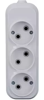 Колодка удлинителя TOKOV ELECTRIC TKE-C01-KU3 3-м 10А без заземл. АБС-пластик бел