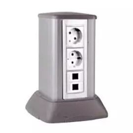 Мини-колонна DKC 19524 алюминиевая, 0.25м, цвет темно-серебристый металлик, "In-liner Aero"