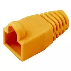 Колпачок на коннектор LAZSO APC1O Резиновый ОРАНЖЕВЫЙ для разъема RJ45, 1шт.