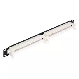 Коммутационная панель NikoMax NMC-RB110-100 110, 19", 1U, 100 пар, с этикеткой