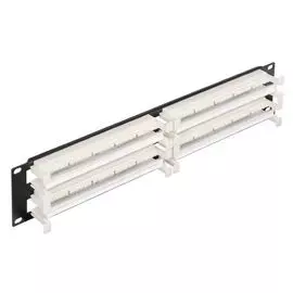 Коммутационная панель NikoMax NMC-RB110-200 110, 19", 2U, 200 пар, с этикеткой