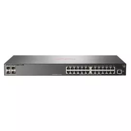 Коммутатор Aruba JL255A 2930F 24G PoE+ 4SFP+, 24x10/100/1000 RJ-45 PoE+, 4x1/10G SFP+, L3 lite, PoE 370W, 19"