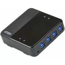 Коммутатор Aten US3344-AT 4-портовый USB 3.2 Gen1 коммутатор для совместного использования 4-х периферийных устройств