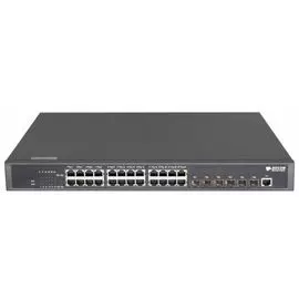 Коммутатор BDCom S3900-24T6X 24*GE TX, 6*10GE/GE SFP+, 2 power slots with 1 hot-swap AC220V power su