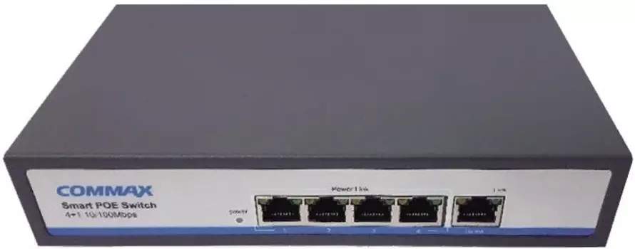 Коммутатор COMMAX CIOT-H4L2 SIL PoE 4-портовый