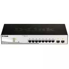 Коммутатор D-link DGS-1210-10/F1A 8x10/100/1000Mbps, 2xSFP, WebSmart, 19'