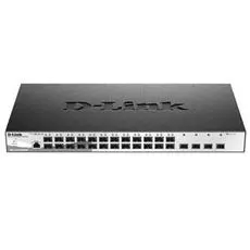 Коммутатор D-link DGS-1210-28XS/ME/B1A 24x10/100/1000SFP, 4x10GBase-X SFP+, L2, 19"
