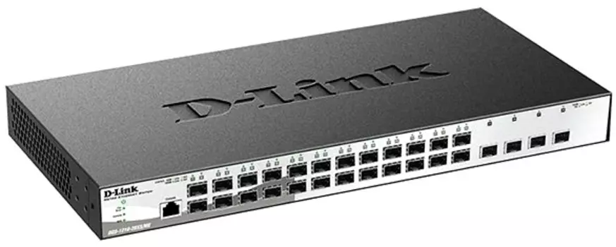 Коммутатор D-link DGS-1210-28XS/ME/B2A 24x10/100/1000SFP, 4x10GBase-X SFP+, L2, 19"