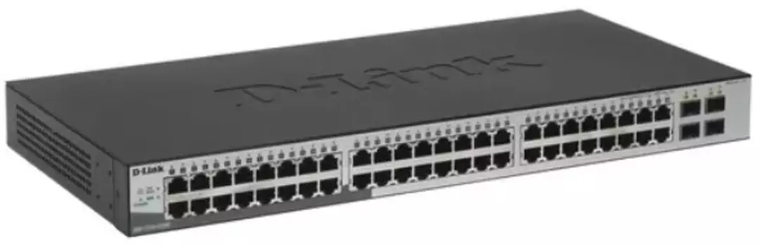 Коммутатор D-link DGS-1210-52/FL2A (УЦЕНЕННЫЙ) 48x10/100/1000Base-T, 4xCombo 100/1000Base-T/SFP, L2,