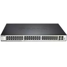Коммутатор D-link DGS-3120-48TC/B1AEI 44xUTP Gigabit, 4xCombo UTP/SFP Gigabit, 2x10G CX-4, L2+, 19"