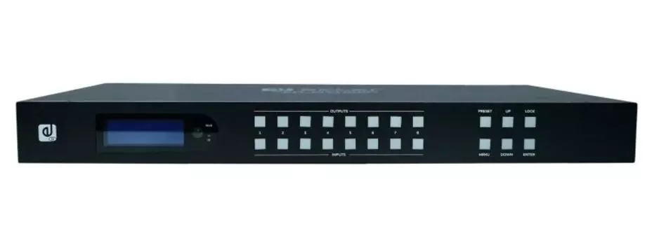 Коммутатор Ecler VEO-MXH88D матричный 8х8 сигналов HDMI 2.0 с HDR и выходами стереоаудио