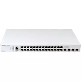 Коммутатор ELTEX MES2328I промышленный, 24 порта 10/100/1000Base-T, 4 комбо-порта 10/100/1000 Base-T/100/1000 Base-X (SFP), L3, 2 слота для модулей пи