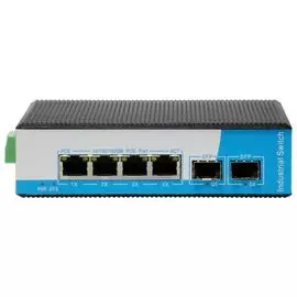 Коммутатор GIGALINK GL-SW-G205-4PSG(BT) L2 уровня на 4 порта 10/100 / 1000M PoE с поддержкой IEEE802.3 af / at и BT 60Вт, 2-гигабитных SFP