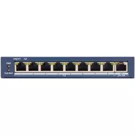 Коммутатор HiWatch SWT-1309P L2, Смарт-управляемый, 9 10/100M RJ45 PoE-порт, 1 10/1000M RJ45 port, 802.3af/at, бюджет PoE 110Вт