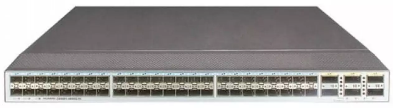 Коммутатор Huawei CE6863E-48S6CQ 02354GCW-001 (48*25GE SFP28, 6*100GE QSFP28, 2*AC power modules, 4*fan modules, port-side intake)
