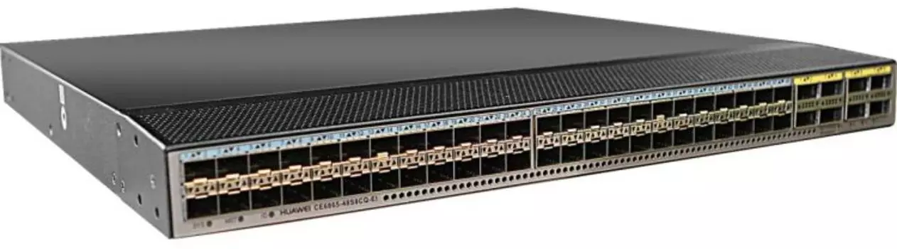 Коммутатор Huawei CE6865E-48S8CQ 02354CPN-001_N1SW (48*25G SFP28, 8*100G QSFP28, 2*AC power modules, 4*fan modules, port-side intake, N1-CE68LIC-CFAD,