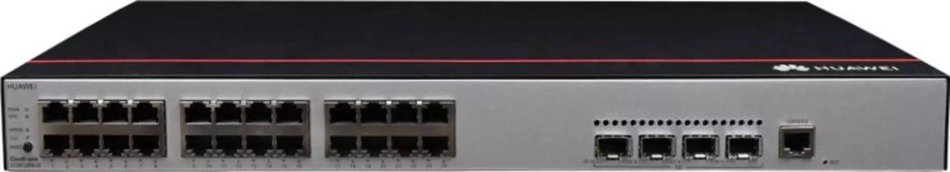 Коммутатор Huawei S1730S-S24P4S-A1 (24*10/100/1000BASE-T ports, 4*GE SFP ports, PoE+, AC power)