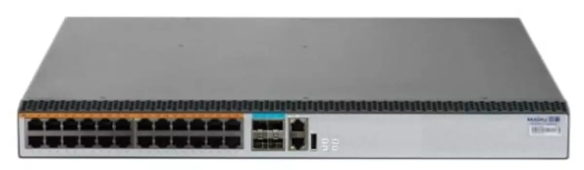 Коммутатор Maipu NSS5812-28MXT S1 Version: Multigigabit Switch, 24-Port 100M/1G/2.5G/5G/10G Base-T interfaces, 4-Port 10G SFP+ interfaces, One fixed A