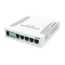 Коммутатор Mikrotik RouterBOARD 260GS CSS106-5G-1S 5-port Gigabit smart switch with SFP cage, SwOS, plastic case, PSU