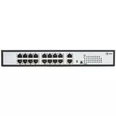 Коммутатор неуправляемый Бастион SKAT PoE-16E-2G 16хEthernet 10/100 Мбит/с, 10 Мбит/с в режиме VLAN, 2хUplink RJ45 10/100/1000 Мбит/с
