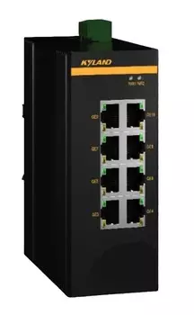 Коммутатор неуправляемый Kyland Opal10 302220018 8 10/100/1000Base-TX RJ45 ports, 18-30VAC/12-48VDC(18-30VAC/9-60VDC) dual redundant power inputs, -10