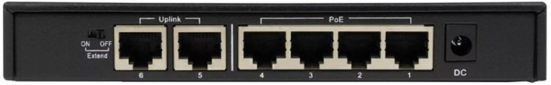 Коммутатор неуправляемый ORIGO OS1206P/A1A 6-портовый PoE 10/100 Мбит/с