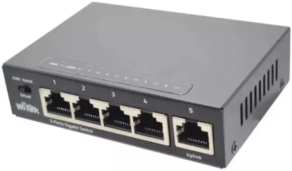 Коммутатор неуправляемый Wi-Tek WI-SG105 v2 5xGE