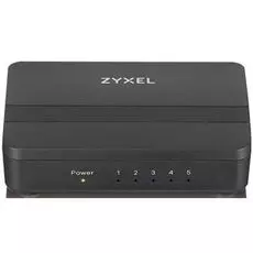 Коммутатор неуправляемый ZYXEL GS-105SV2-EU0101F 5 портов Gigabit Ethernet с приоритетными портами