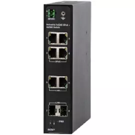 Коммутатор NSGate NIS-3200-464PSG 63P4SG92 Unmanaged: 4 TP/1G PoE 60W или 2x 30W + 2x 95W + 2 SFP/1G + 2 TP/1G