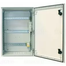 Коммутатор OSNOVO OSP-461 (уличная станция) в пластиковом шкафу IP66 с термостабилизацией и оптическим кроссом. Радиопрозрачная конструкция. Доступное